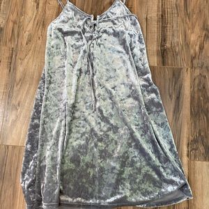 Velvet grey forever 21 dress